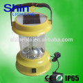 waterproof function solar lantern with fm radio & phone charger, hand power solar lantern with phone charger